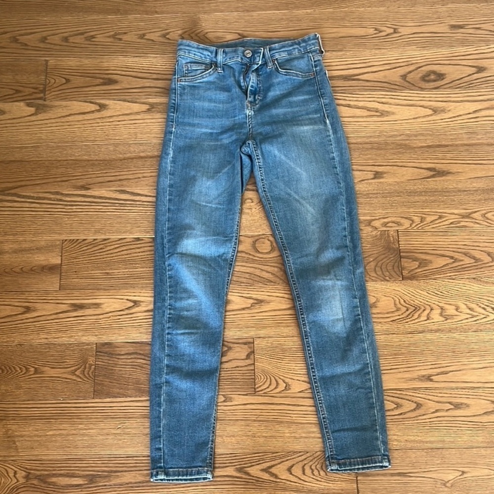Topshop Brand Moto High Rise Skinny Jeans. Size: 28. - Picture 4 of 11